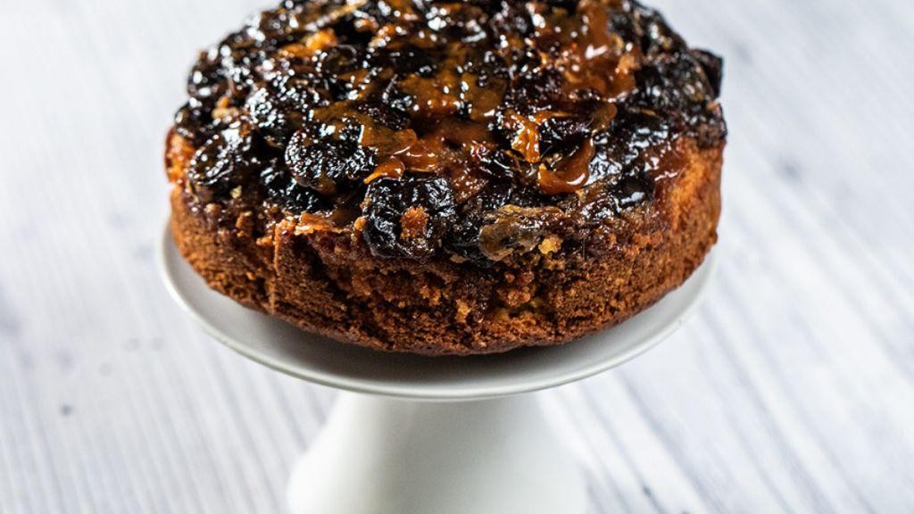 Dark Fruit Cake with Prunes and Bourbon