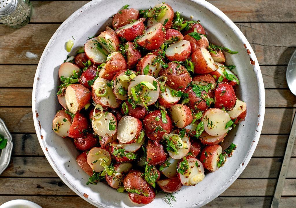 Dijon Mustard Red Potato Salad