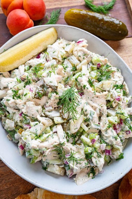 Dill Pickle Chicken Salad