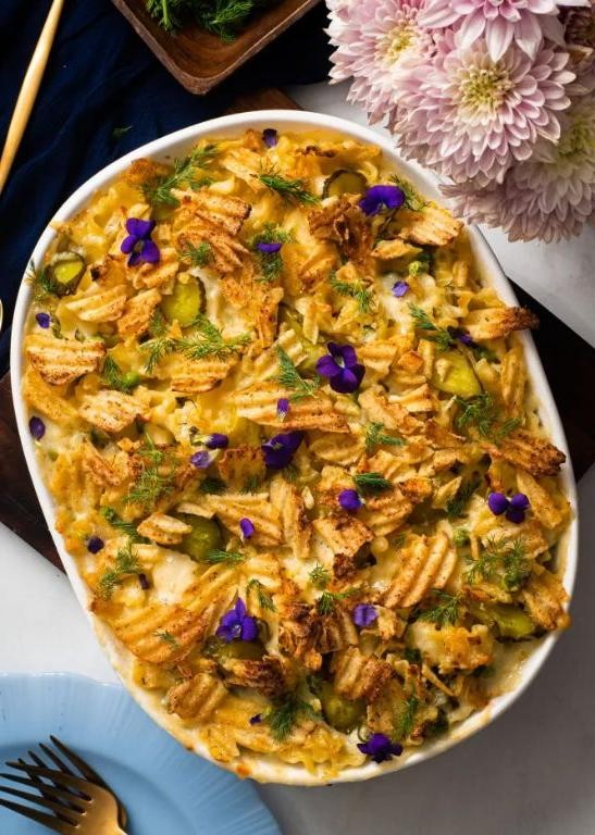 Dill Pickle Mac and Cheese