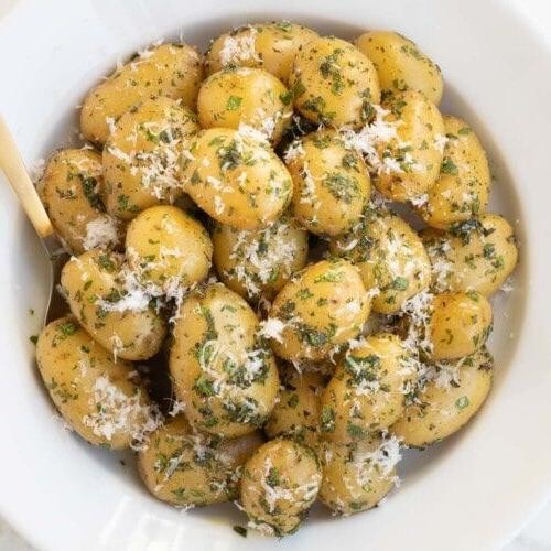 Dill and Sour Cream Baby Dutch Yellow Potato Bake