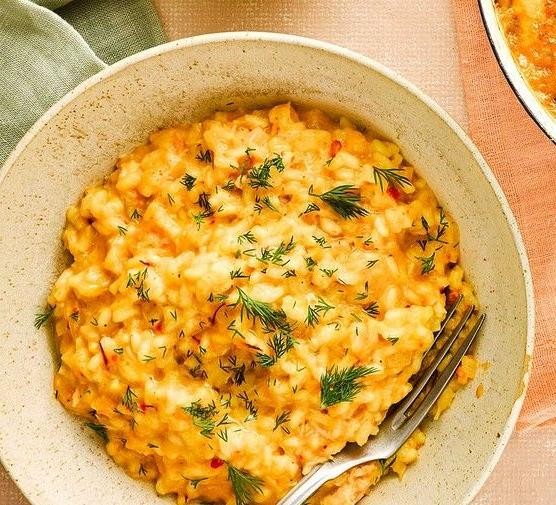 Dungeness Crab Risotto with Saffron
