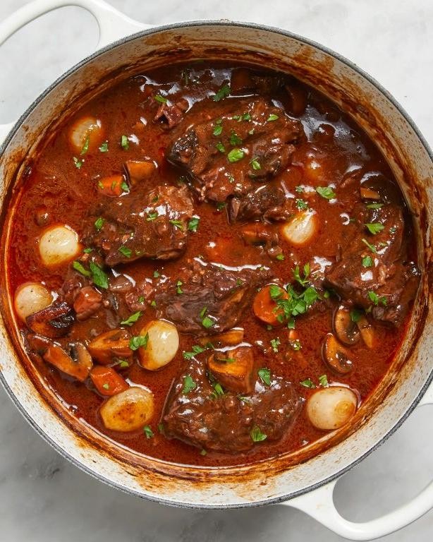 Dutch Oven Beef Bourguignon