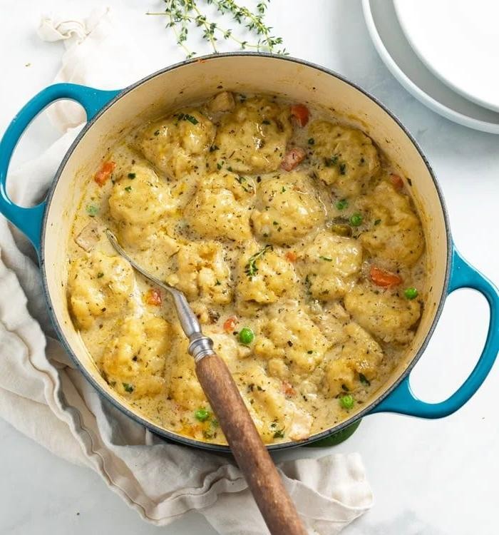 Dutch Oven Chicken and Dumplings