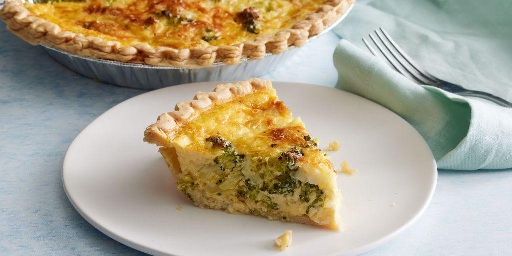 Easy Broccoli Cheddar Quiche