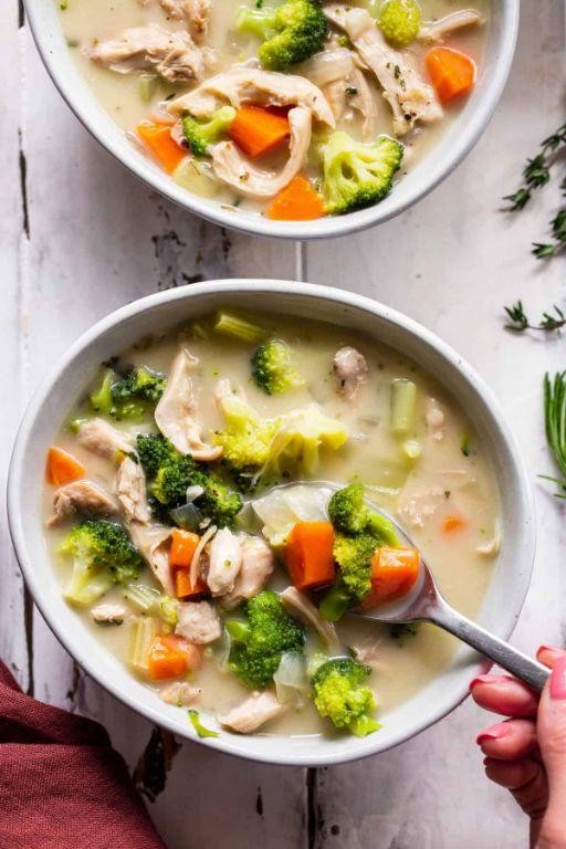 Easy Chicken and Broccoli Soup