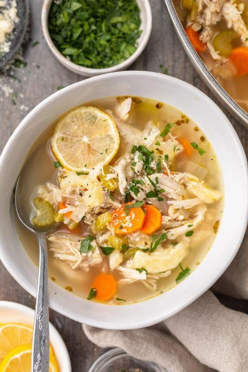 Easy Keto Chicken Noodle Soup