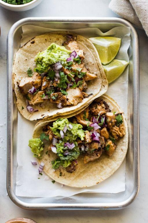 Easy Microwave Chicken Tacos