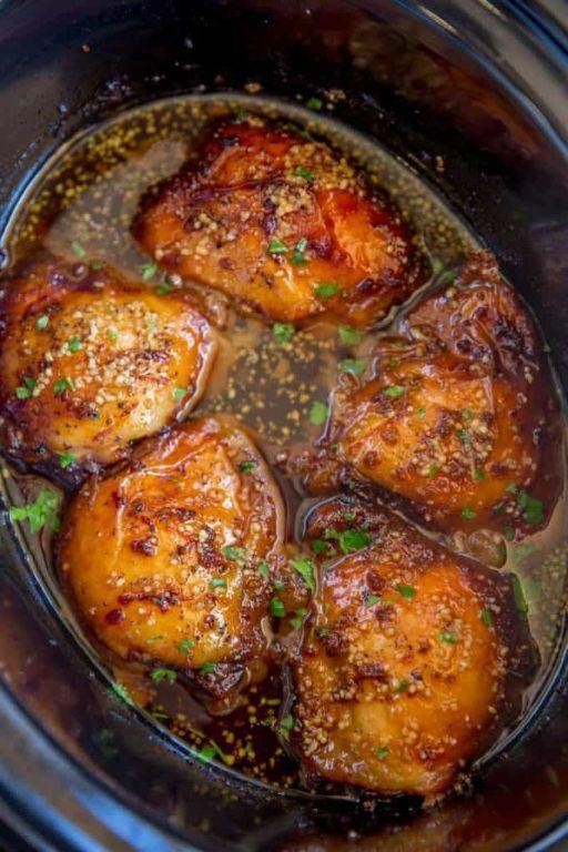 Easy Slow Cooker Chicken Breast with Brown Sugar