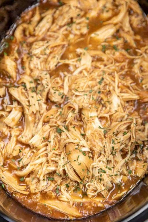 Easy Slow Cooker Chicken Breast with Onion Soup Mix
