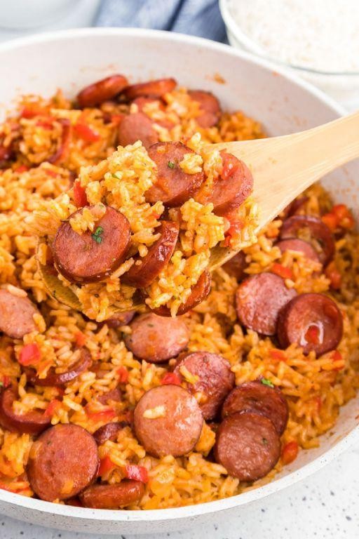 Eckrich Sausage and Rice Pilaf