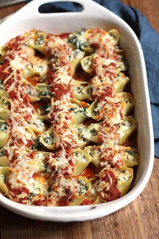 Eckrich Sausage and Spinach Stuffed Shells