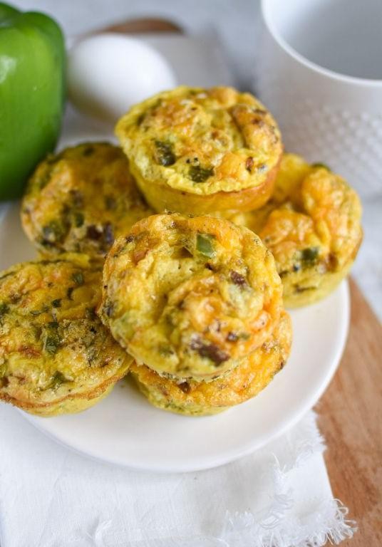 Egg Muffins with Turkey Sausage and Cheese