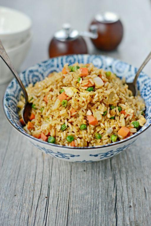 Egg and Veggie Stir-Fry with Brown Rice