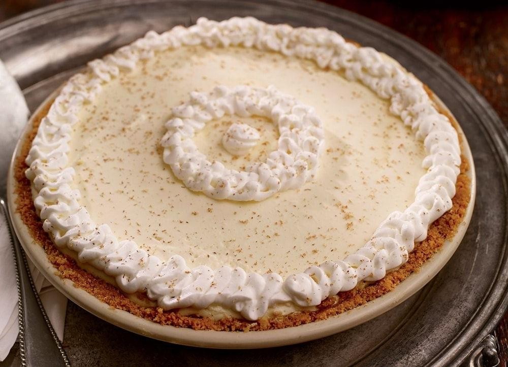 Eggnog Chiffon Pie