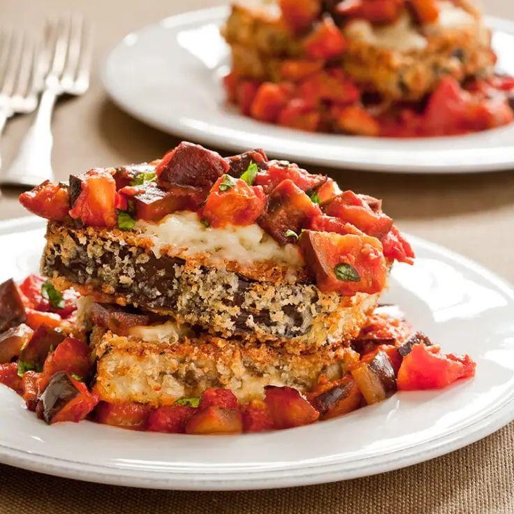 Eggplant Parmesan for Two