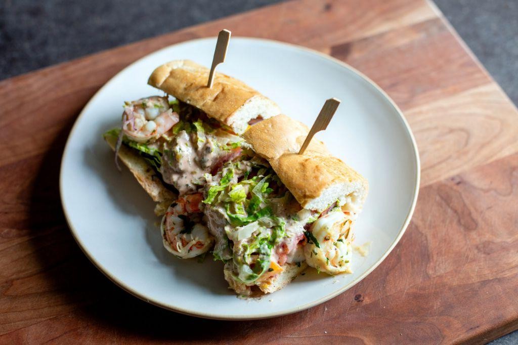Fast Garlic Butter Shrimp Po