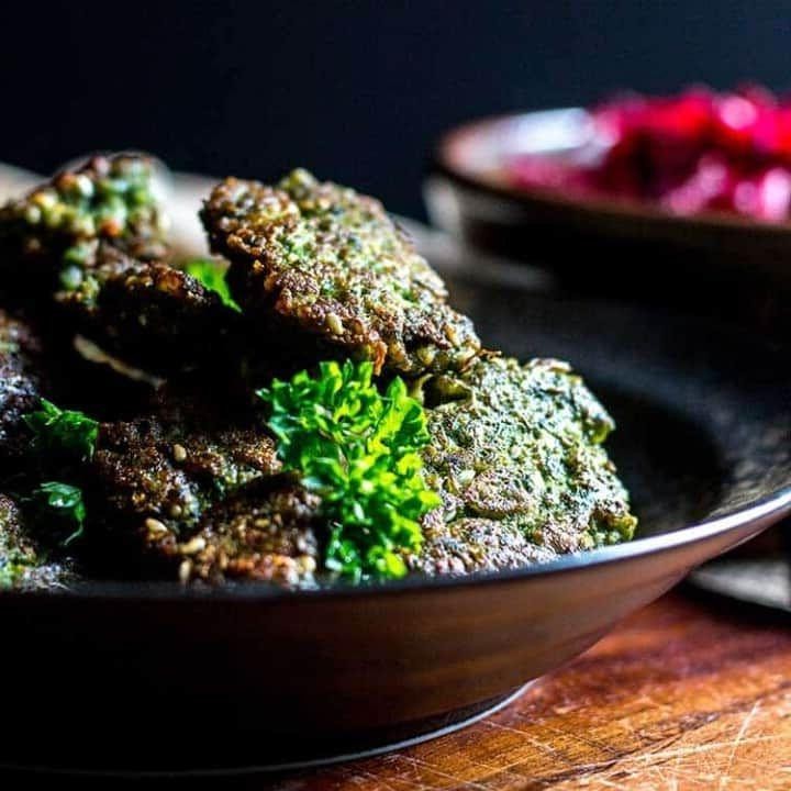 Fava Bean Falafel with Tahini Sauce