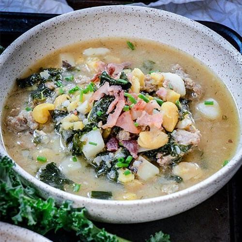 Fava Bean and Bacon Soup