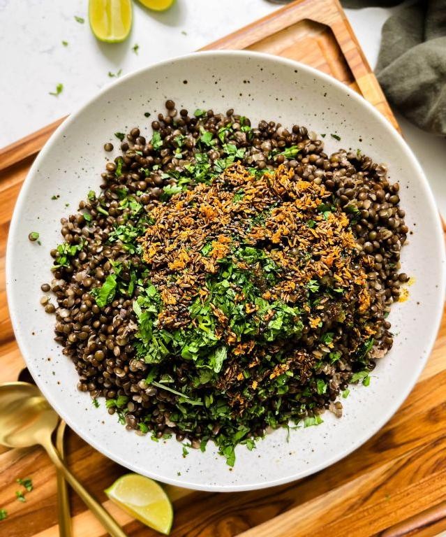 Fennel Seed and Cumin Spiced Lentils