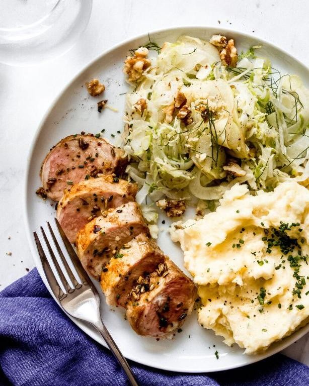 Fennel Seed and Honey Glazed Pork Tenderloin