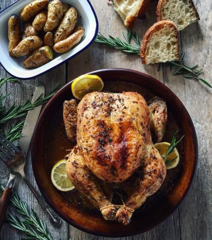 Fennel Seed and Lemon Roasted Chicken