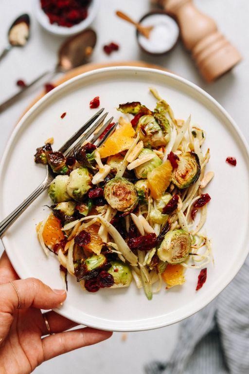 Fennel Seed and Mustard Roasted Brussels Sprouts