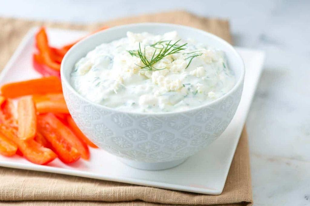 Feta and Cucumber Tzatziki