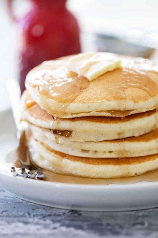 Fluffy Egg Yolk Pancakes