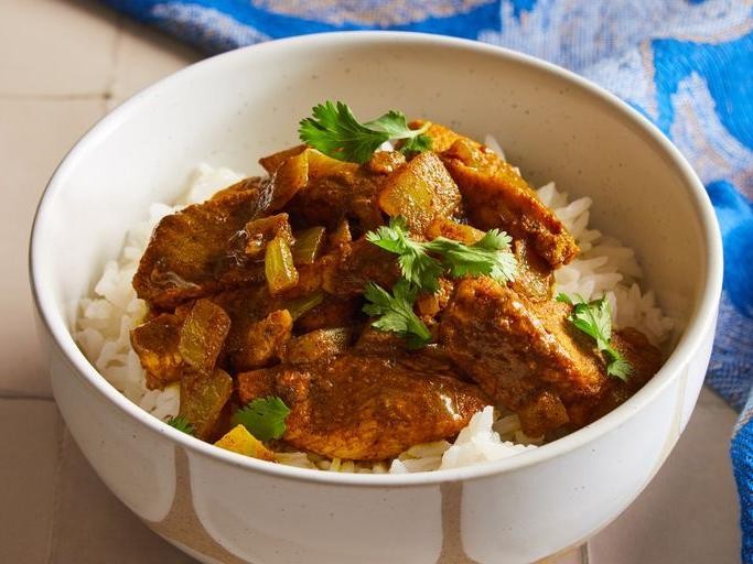 Freeze-Dried Chicken Curry with Rice