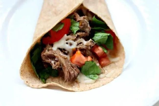 French Dip Tacos with Spicy Au Jus