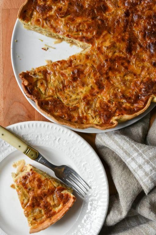French Lentil and Caramelized Onion Tart