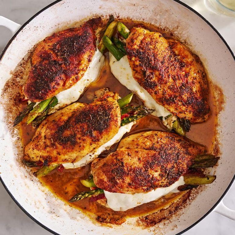 Frozen Asparagus and Cheese Stuffed Chicken