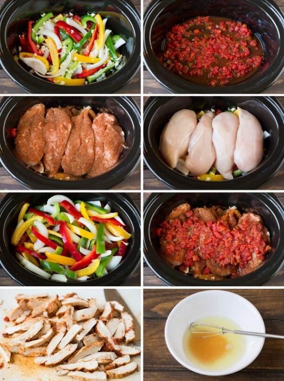 Frozen Chicken Fajitas Slow Cooker Recipe