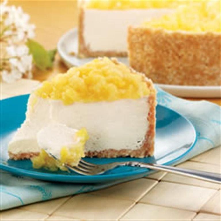 Frozen Piña Colada Cheesecake