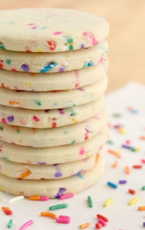Funfetti Sprinkled Cut Out Sugar Cookies