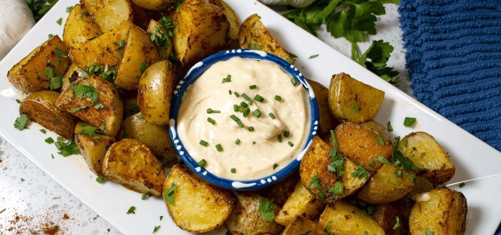 Garlic Aioli Baby Dutch Yellow Potato Dippers
