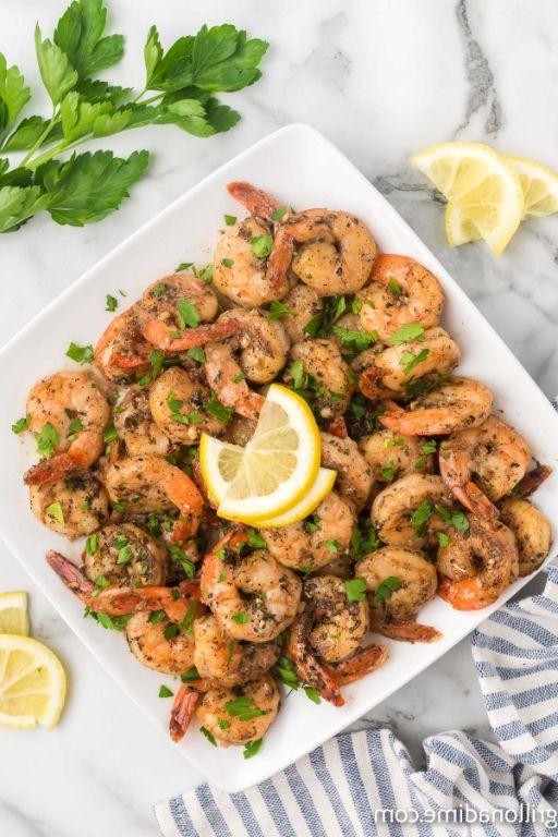 Garlic Butter Blackstone Grilled Shrimp