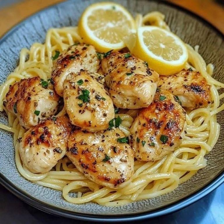 Garlic Butter Chicken Linguine