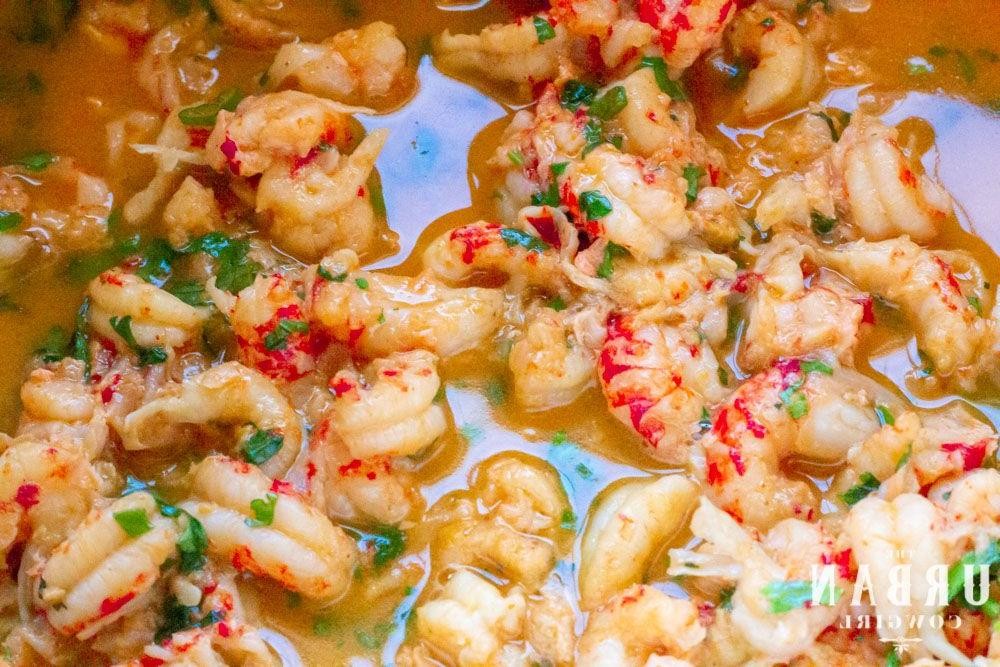 Garlic Butter Crawfish Tail Pasta