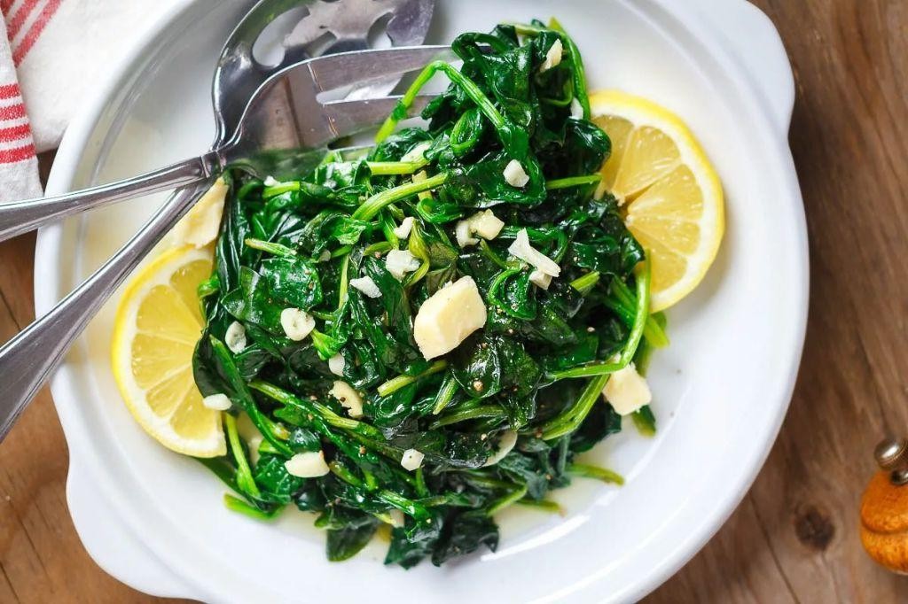 Garlic Butter Sautéed Spinach
