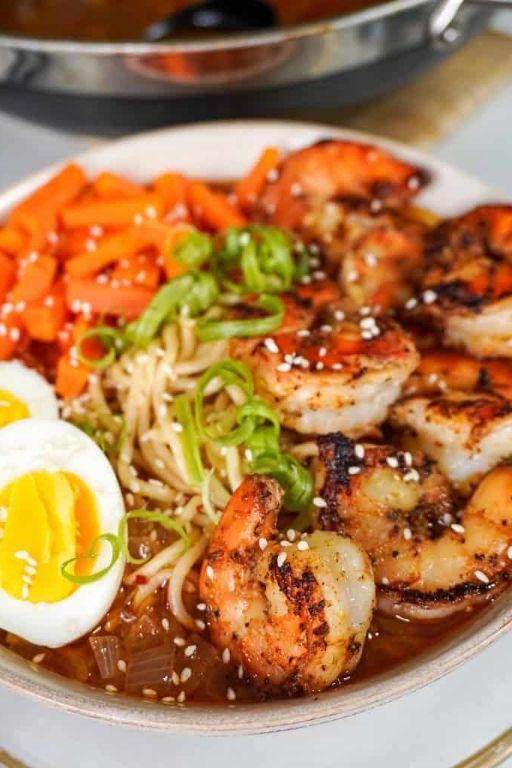 Garlic Butter Shrimp Ramen