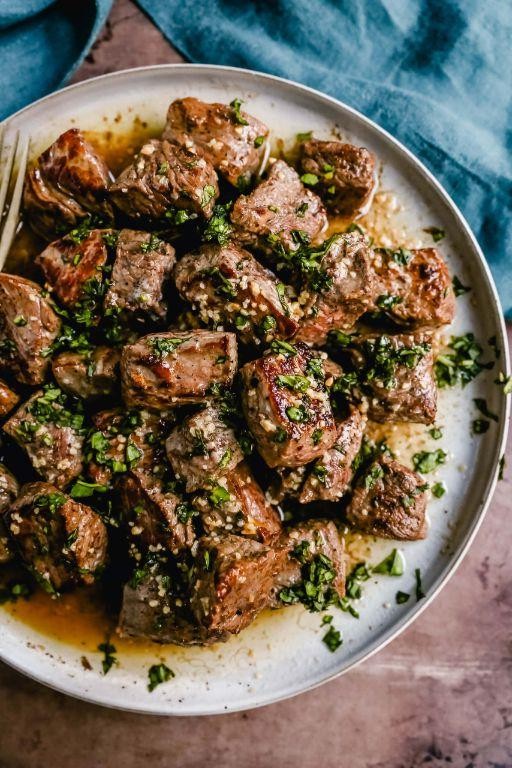 Garlic Butter Steak Bites