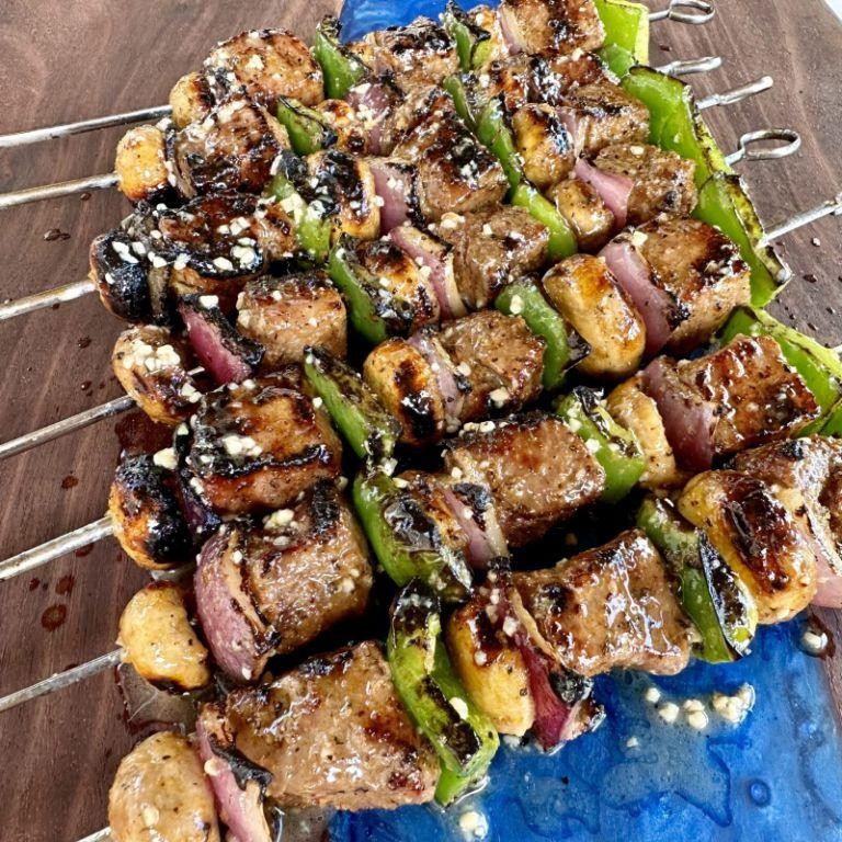 Garlic Butter Varavah Skewers