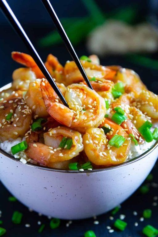 Garlic Ginger Soy Boiled Shrimp