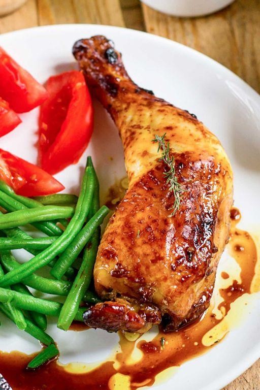 Garlic Herb Baked Chicken Leg Quarters