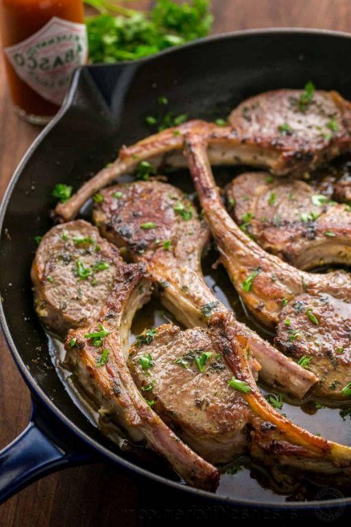Garlic Herb Crusted Lamb Chops