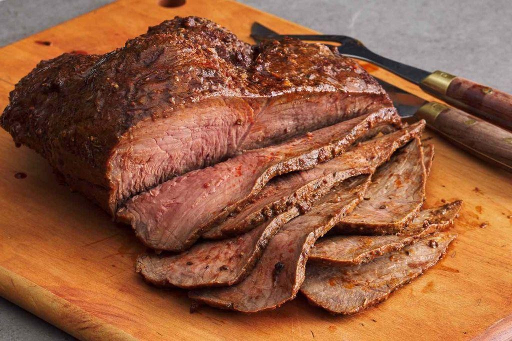 Garlic Herb Crusted Sirloin Tip Roast