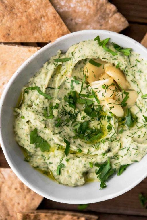 Garlic and Herb Fava Bean Dip