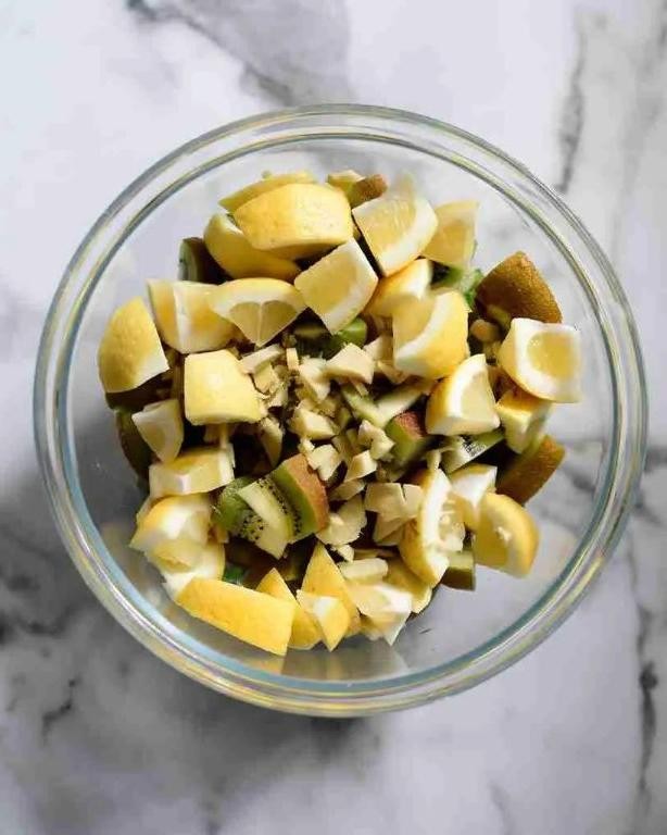 Ginger-Lemon Kiwi Slices